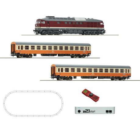 51301 - Digitalní start set z21®: Motorová loko BR 132 s osobním vlakem DR, DCC a zvuk