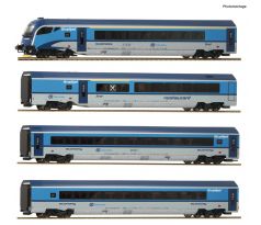 74143 - 4-dílný set rychlíkových vozů Railjet ČD, DCC