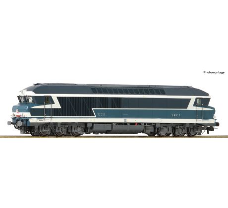 73005 - Motorová lokomotiva CC 72000 SNCF, DCC zvuk