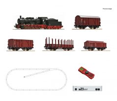 51318 - z21 start Digitalní set: Parní lokomotiva BR 057 s nákladní vozem DB