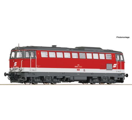 70711 - Motorová lokomotiva 2043 ÖBB Valoušek design