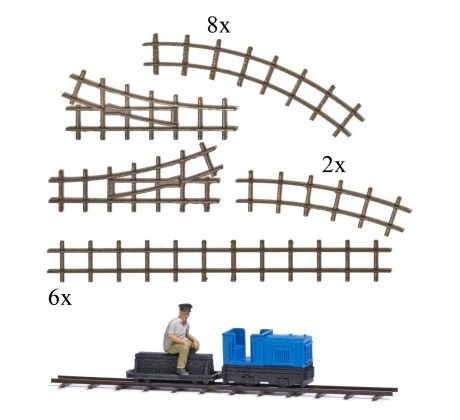 79828 - Zahradní železnice - miniaturní atrapa