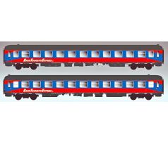 55325 - Set dvou lehátkových vozů typu 248.5 BahnTouristikExpress
