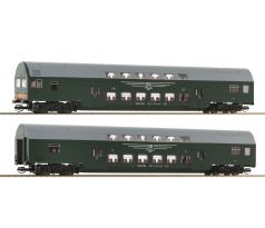 6280006 - Set patrových vozů Deutsche Reichsbahn - set 1 - řídící a osobní vůz