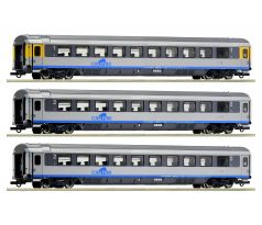 6200032 - Třívozový set rychlíkových vozů Cisalpino EuroCity