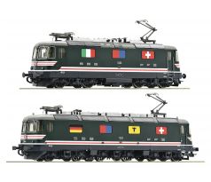 71414 - Set elektrických lokomotiv dvojité trakce Re 10/10 SBB-CFF