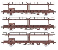 97165 - Set tří vozů vůz Npp/Leks ČD Škoda a.a.s