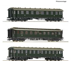 6200132 - Set tří kořistních rychlíkových vozů MÁV