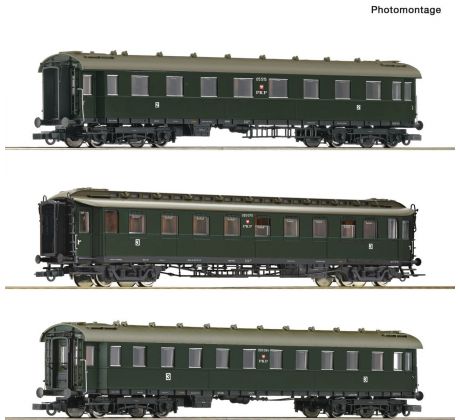 6200132 - Set tří kořistních rychlíkových vozů MÁV