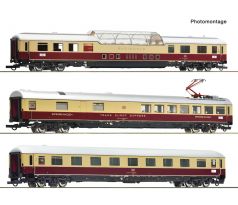 6200120 - Set 1 - Tři vozy rychlíku „Rheingold“ AKE-Eisenbahntouristik.