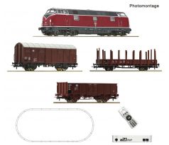 5110008 - z21 start digitální souprava: Dieselová lokomotiva BR 221 s nákladním vlakem DB