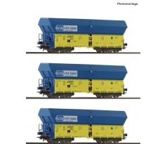 6600136 - Set se třemi samovýsypnými vozy Falns PKP